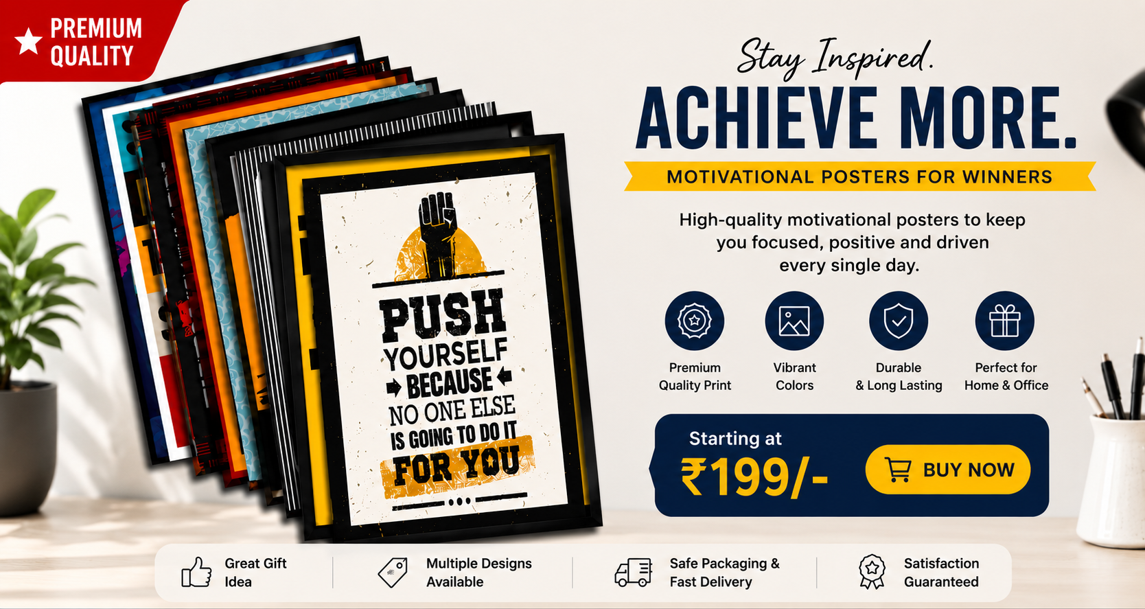 Motivational Poster Set