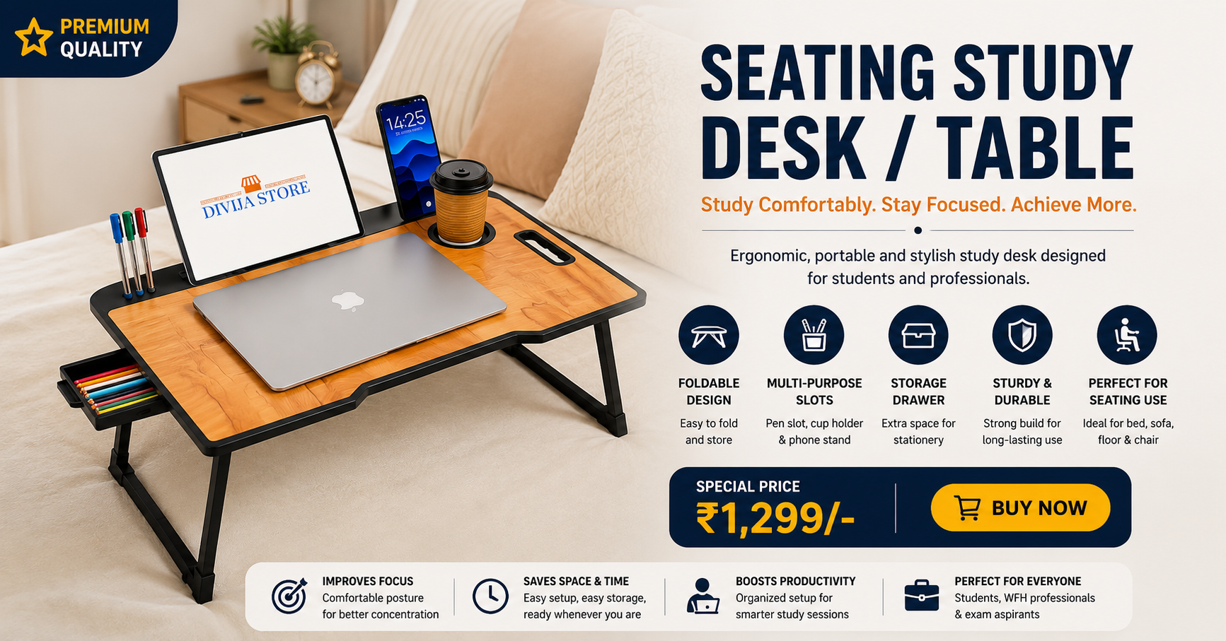 Seating Study Table